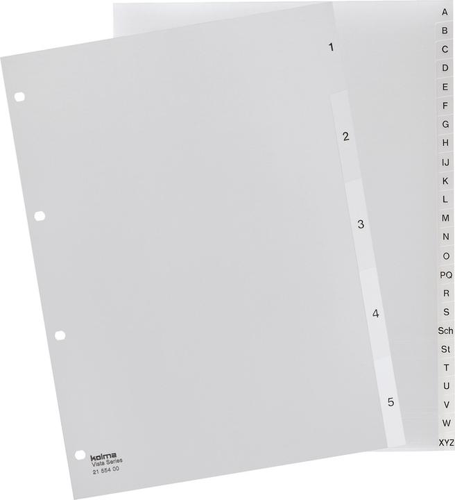 Immagine prodotto Kolma Indice A4 Vista 1-6 6 pezzi trasparente incolore