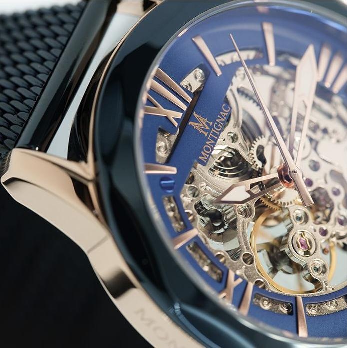 Image du produit Montignac Montre Round Automatique (Montre squelette, 42 mm)