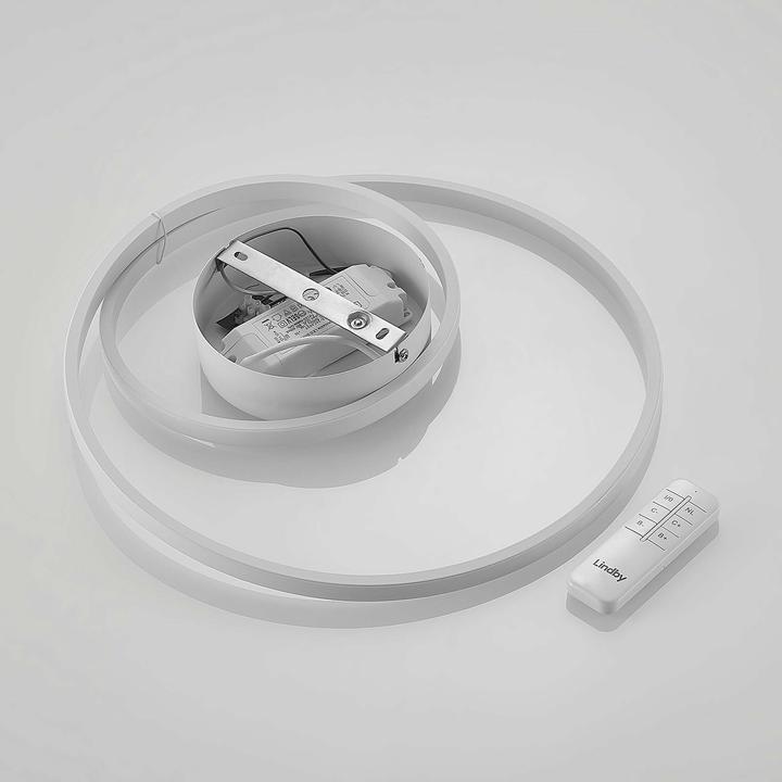 Actual product image Lindby LED ceiling lamp Emisua CCT dimmable white (850 lm)