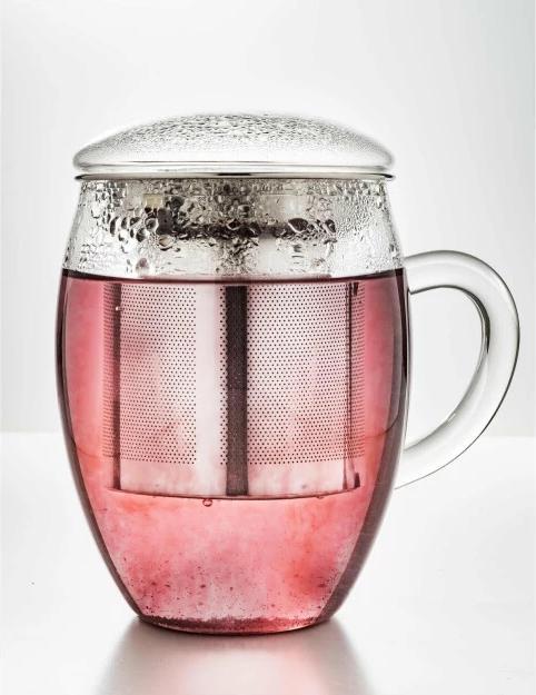Actual product image Creano Tea cup All-in-One 400 ml, 1 piece, Transparent (400 ml, 1 x)