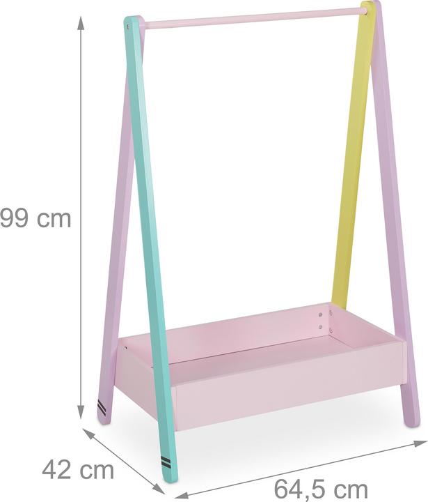 Actual product image Relaxdays Coat rack