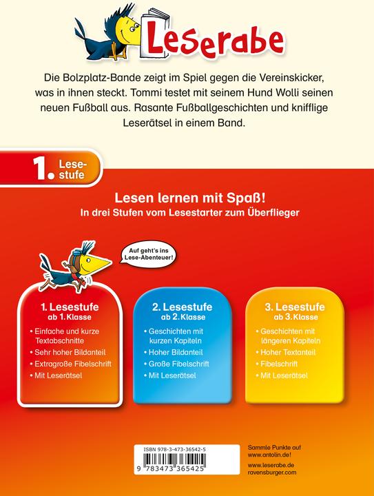 Produktbild Ravensburger Fussballabenteuer zum Lesenlernen (Deutsch, Erhard Dietl, Claudia Ondracek, 2018)