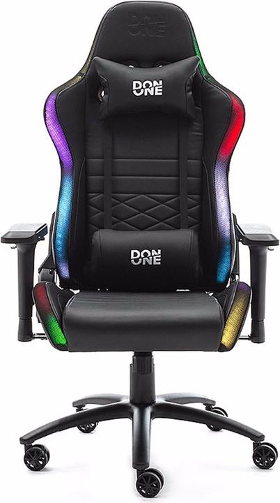 Image du produit Don One Chaise de jeu Valentino RGB noire
