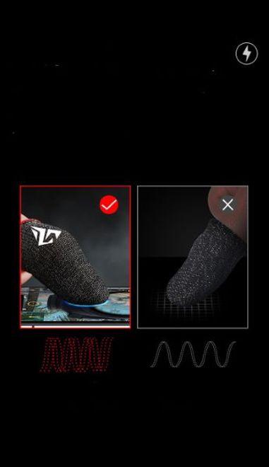 Actual product image MU Classic Gaming Finger Sleeve