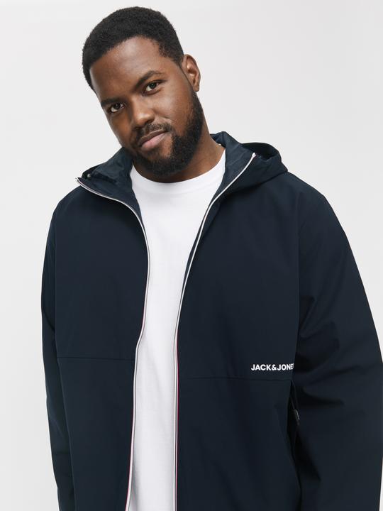 Image du produit Jack & Jones JACK&JONES PLUS JJADAM LIGHT JACKET HOOD PLS Heren Jas - Sky Captain (XXL)