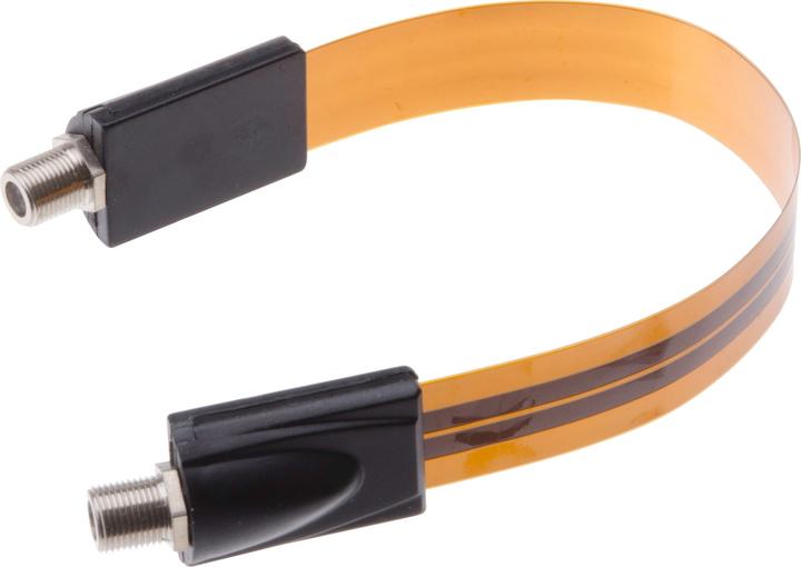 Actual product image Schwaiger Ultra-flat window feed-through for coaxial cable (Window bushing)