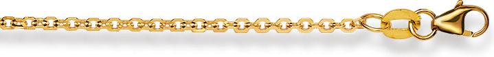 Image du produit Natsumi Schmuck Collier en or jaune 18K/750 Ancre miroir 1.8mm (750/18 K Or jaune, 45 cm)