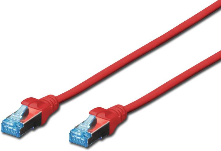 Actual product image Digitus CAT5e SF-UTP Patchcord,0.5m,Red (SF/UTP, CAT5e, 0.50 m)