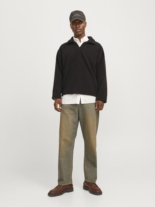 Produktbild Jack & Jones Joravondale Teddy Split Neck Sweat Ln (L)