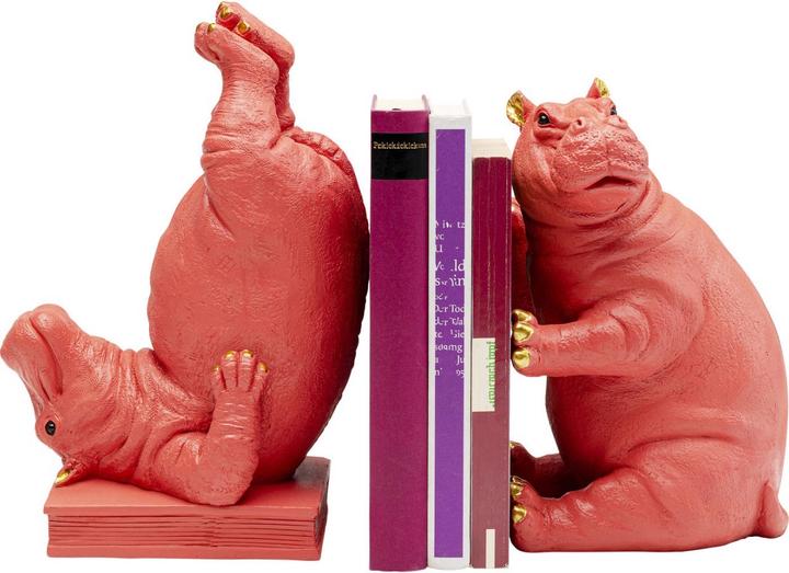 Image du produit Kare Design Serre-livres Hippo Pink (2/set)