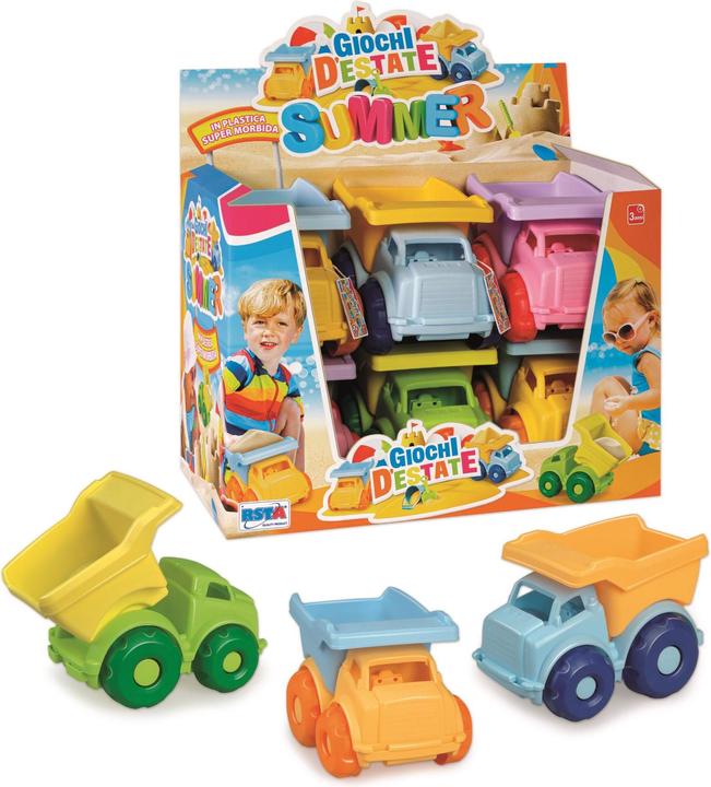 Rs Toys Camioncini Spiaggia 4 Colouri Ass. Display 6 Pz