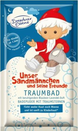 Immagine prodotto Dresdner Essenz Polvere da bagno, Sonser Sandman e i suoi amici, 60 g