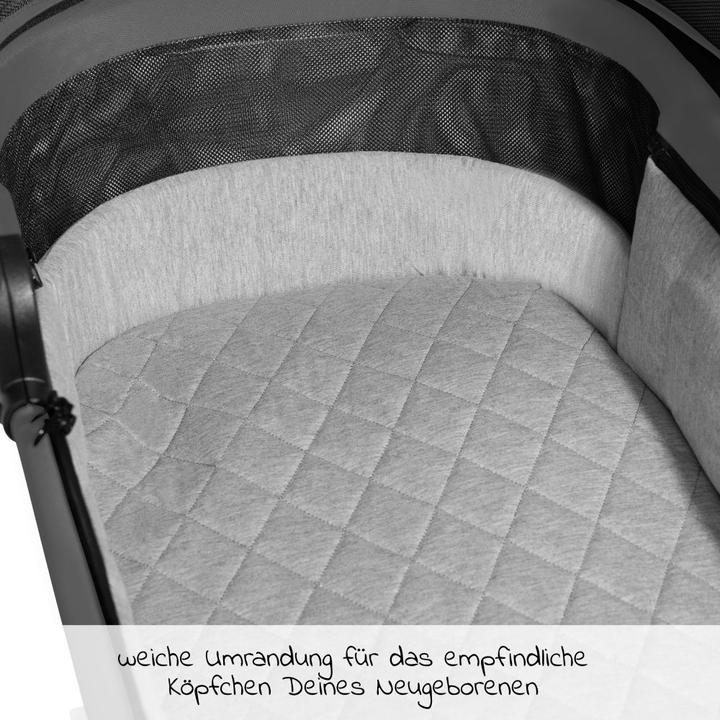 Produktbild Hauck Kombikinderwagen Kombi-Kinderwagen Walk N Care Set inkl. Babywanne