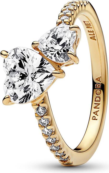Actual product image Pandora Double heart (56, 585/14 K Gold)