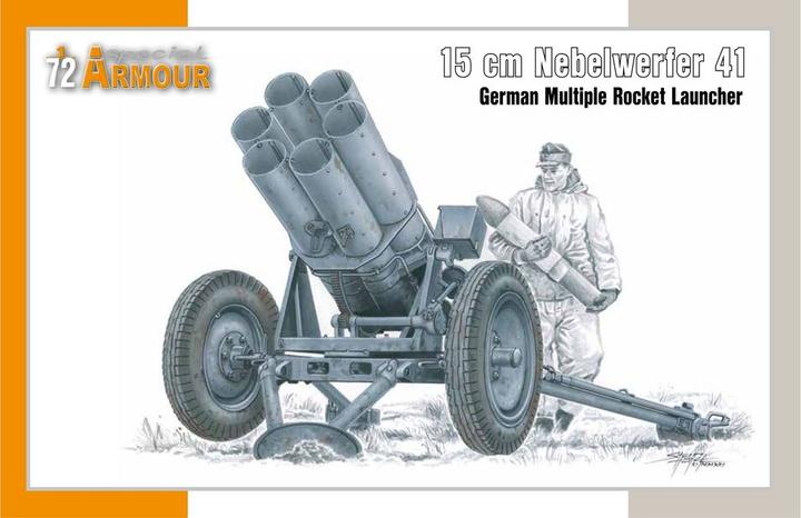 Actual product image Special Hobby 15 cm Nebelwerfer 41 German Multiple Rocket Launcher