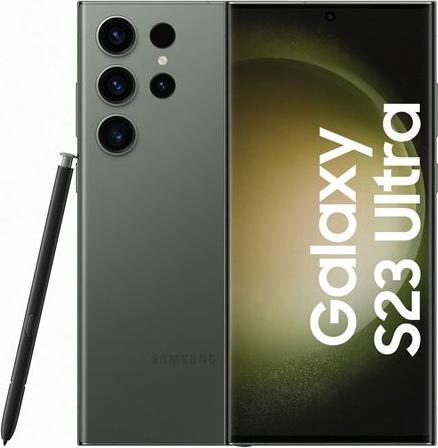 Immagine prodotto Re!commerce Galaxy S23 Ultra 5G (dual sim) (256 GB, Verde, 6.80", 200 Mpx, Doppia SIM, C / Buono)