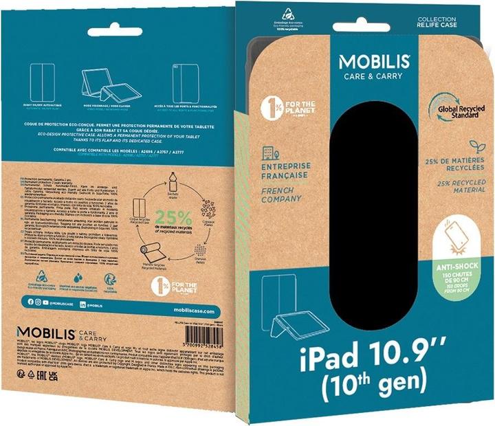 Immagine prodotto Mobilis CUSTODIA RE.LIFE PER IPAD 10.9IN (10A GEN) - NERO - 25PERC RECY (Ipad 10)