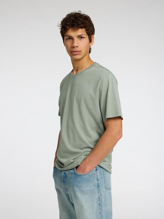 Actual product image Selected Homme Flame yarn cotton T-shirt (S)