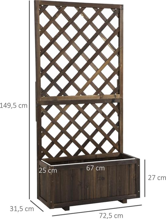Actual product image Jamb Rosenbogen mit Pflanzkasten