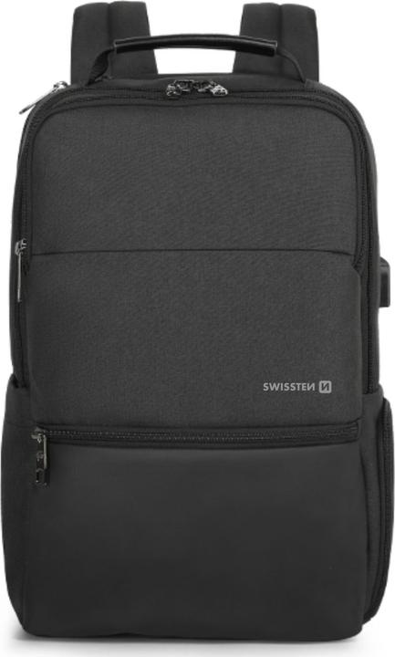 Produktbild Swissten Backpack 15.6 "black