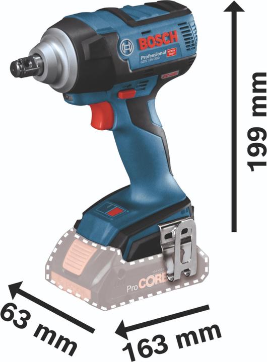 Produktbild Bosch Professional GDS 18V-300 (Akkubetrieb)