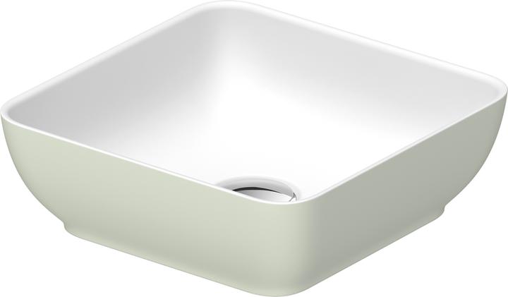 Duravit Sivida Aufsatzwaschtisch, eckig, 300x300mm, ohne Hahnloch, ohne Überlauf (300 mm, 300 mm)