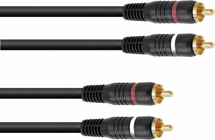 Actual product image Omnitronic Cinch cable 2x2 5m (5 m, Cinch)
