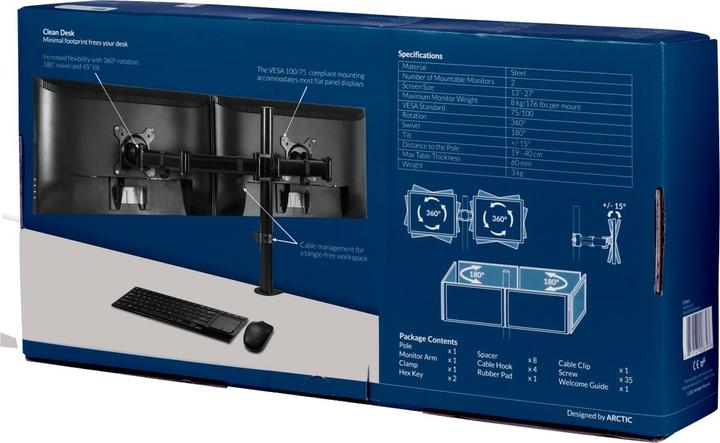 Actual product image Arctic Z2 Basic (Table, 25")