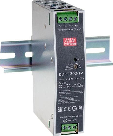 Actual product image MeanWell DIN Rail Power Supply 24V 120W
