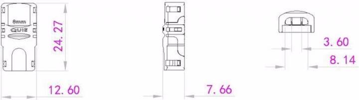 Actual product image Eurolite LED Strip flexible connector 2pin 8mm (2000 cm)