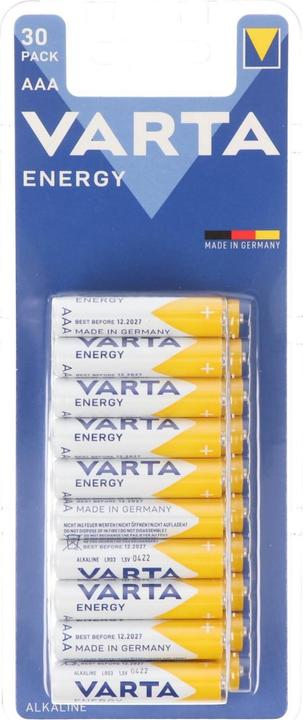Actual product image Varta Energy (30 pcs., AAA, 1200 mAh)