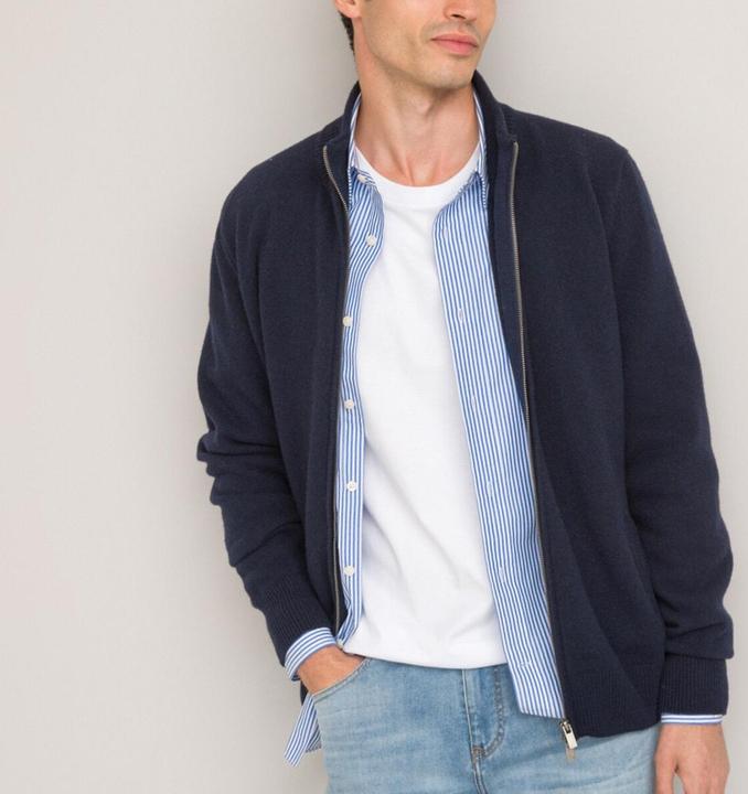 Actual product image La Redoute Collections 100% Lambswool Cardigan (XXL)