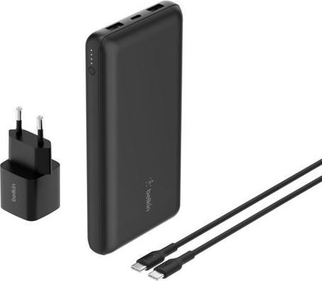 Actual product image Belkin BoostCharge Powerbank Set 20.000mAh USB-C Ladeg. BU042kqBK (20000 mAh, 25 W)
