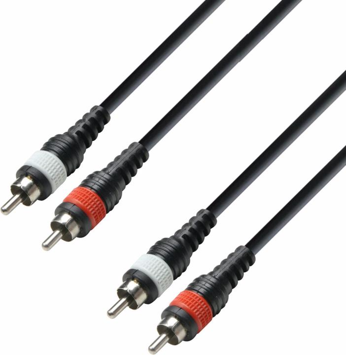 Actual product image Adam Hall 3 STAR TCC 0600 M audio cable jacketed (6 m, Cinch)
