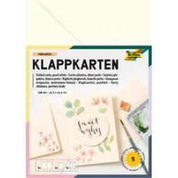 Produktbild Folia Doppelkarten rechteckig 220 g/m2 (5 Stk.)