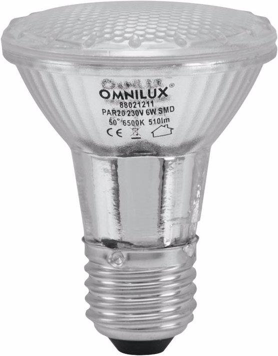 Produktbild Omnilux PAR-20 230V SMD 6W E-27 LED 6500K (6 W, E27)