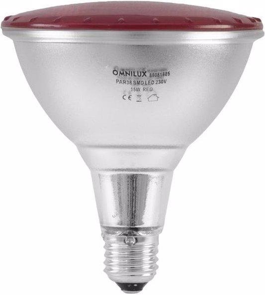 Omnilux PAR-38 230V SMD 15W E-27 LED rot (15 W, E27)