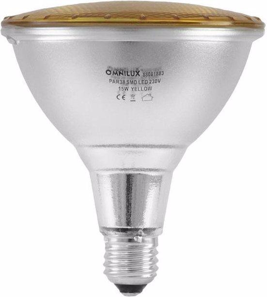 Omnilux PAR-38 230V SMD 15W E-27 LED gelb (15 W, E27)