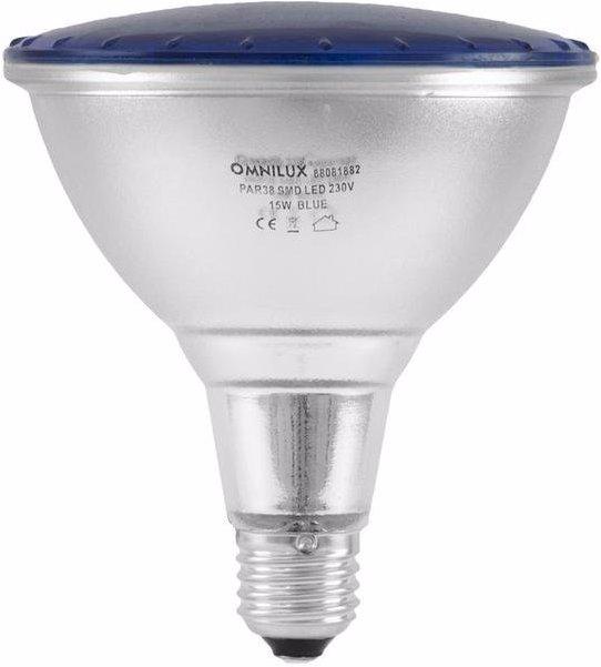 Omnilux PAR-38 230V SMD 15W E-27 LED blau (15 W, E27)