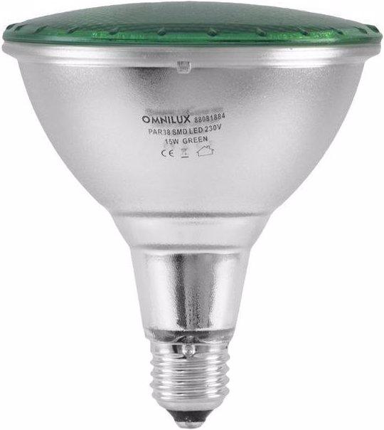 Omnilux PAR-38 230V SMD 15W E-27 LED grün (15 W, E27)