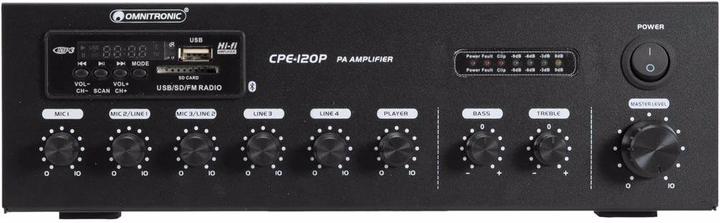 Image du produit Omnitronic CPE-120P ELA Amplificateur ELA 120 W 4 canaux 1 zone