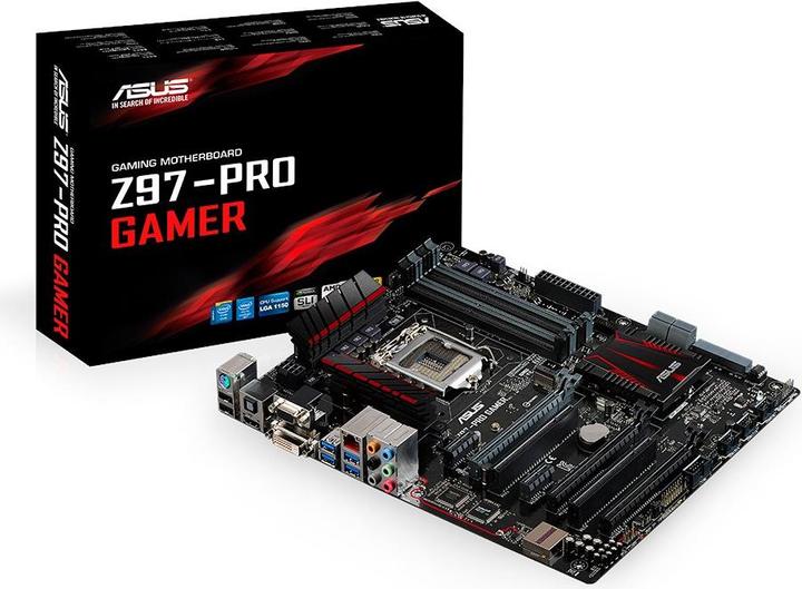Actual product image ASUS Z97 PRO Gamer (LGA 1150, Intel Z97, ATX)