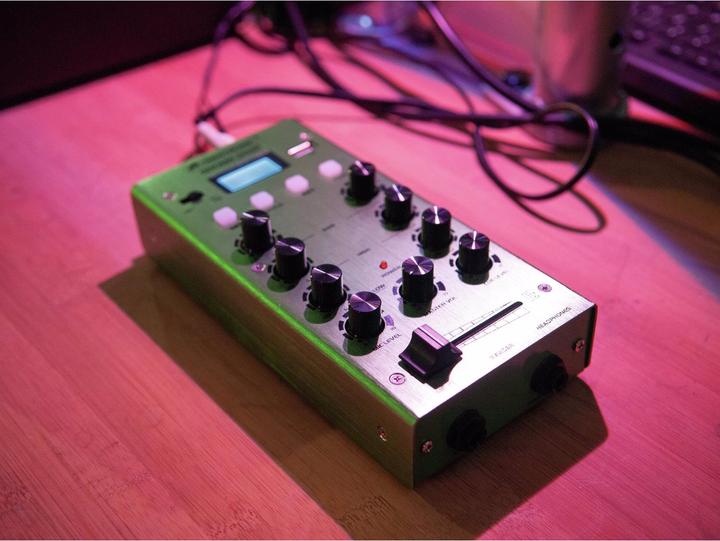 Actual product image Omnitronic GNOME-202P mini mixer green (Studio- and Livemixer)