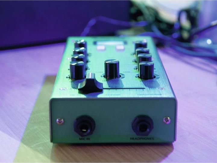 Actual product image Omnitronic GNOME-202P mini mixer green (Studio- and Livemixer)