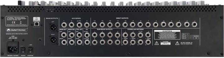 Produktbild Omnitronic LMC-3242FX USB Mischpult (Studio- und Livemixer)