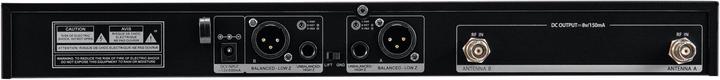 Actual product image Relacart UR-222D 2 channel UHF system