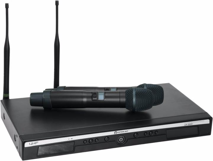Actual product image Relacart UR-222D 2 channel UHF system