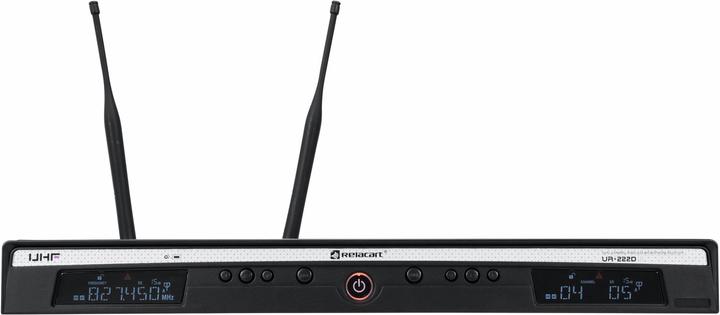 Actual product image Relacart UR-222D 2 channel UHF system