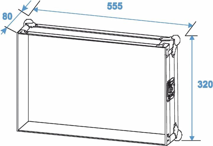 Produktbild Roadinger Rack Profi 6HE 45cm (19" Case)