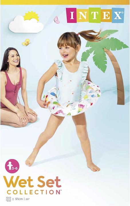 Actual product image Intex Lively Print Swim Ring